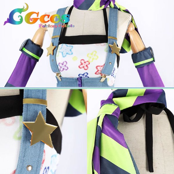 画像15: ラブライブ! School idol project 東條希 クレヨン編 覚醒後 コスプレ衣装 (15)