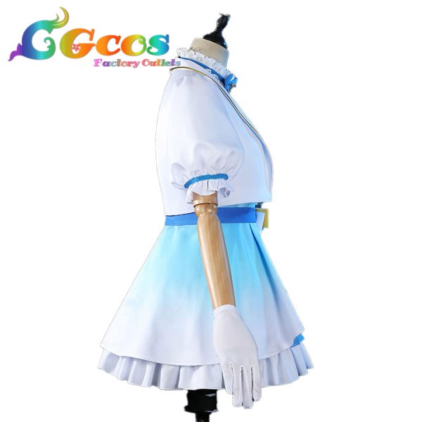 画像4: ラブライブ! サンシャイン!!　高海千歌　Aqours　9周年記念　コスプレ衣装 (4)