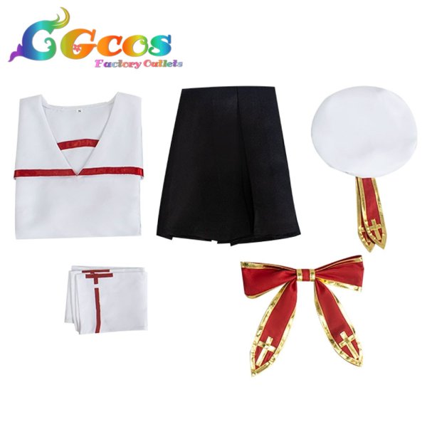 画像8: Fate/kaleid liner プリズマ☆イリヤ　イリヤスフィール・フォン・アインツベルン　制服Ver.　コスプレ衣装 (8)