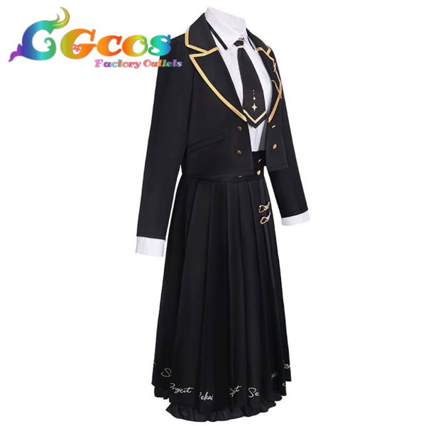 画像3: プロジェクトセカイ カラフルステージ! feat. 初音ミク 東雲絵名 スクール コスプレ衣装 (3)