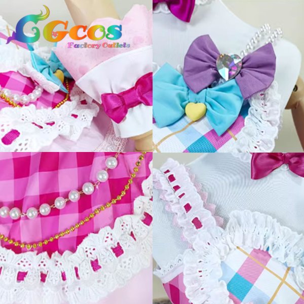 画像3: アイカツスターズ! 虹野ゆめ プルミエールベリーコーデ コスプレ衣装 (3)