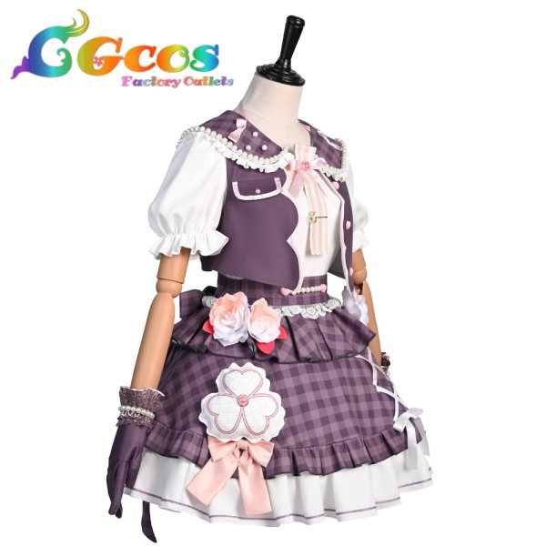 画像2: プロジェクトセカイ カラフルステージ！ feat. 初音ミク　桃井愛莉　Sweet & Rose　4周年記念　コスプレ衣装 (2)