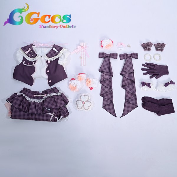 画像4: プロジェクトセカイ カラフルステージ！ feat. 初音ミク　桃井愛莉　Sweet & Rose　4周年記念　コスプレ衣装 (4)