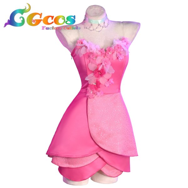 画像2: ウィンクス・クラブ（Winx Club）　フローラ　コスプレ衣装 (2)