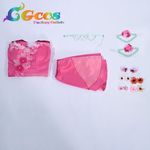 画像4: ウィンクス・クラブ（Winx Club）　フローラ　コスプレ衣装 (4)