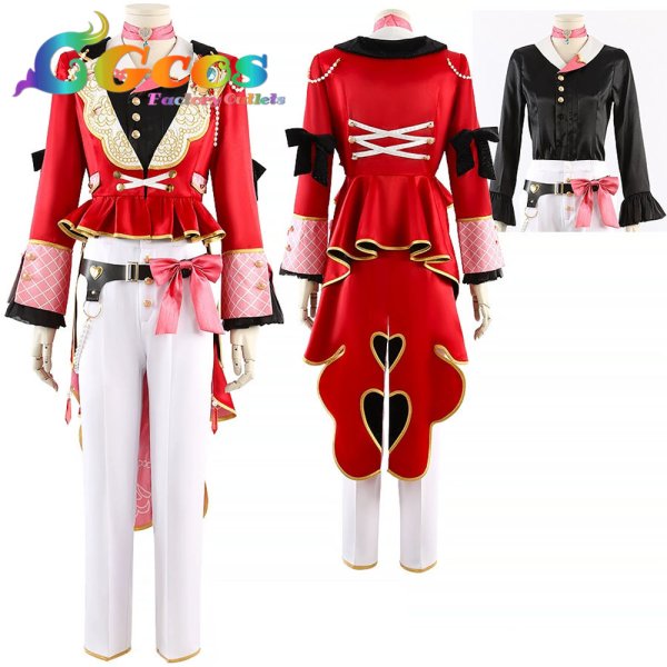 画像4: あんさんぶるスターズ！　試恋◆ステップで踊るラブコレクター　鳴上嵐　朱桜司　朔間凛月　月永レオ　瀬名泉　コスプレ衣装 (4)