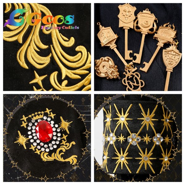 画像4: ツイステッドワンダーランド　5周年　ハーツラビュル寮　サバナクロー寮　オクタヴィネル寮　スカラビア寮　ポムフィオーレ寮　イグニハイド寮　ディアソムニア寮　コスプレ衣装 (4)