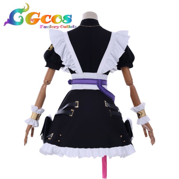 画像3: バーチャルYouTuber VTuber 風楽奏斗 メイド衣装 コスプレ衣装 (3)