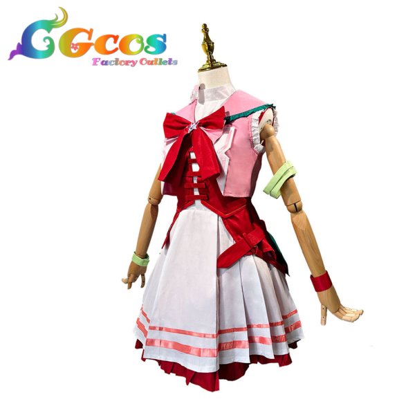 画像2: ウマ娘プリティーダービー ラインクラフト 勝負服 コスプレ衣装 (2)