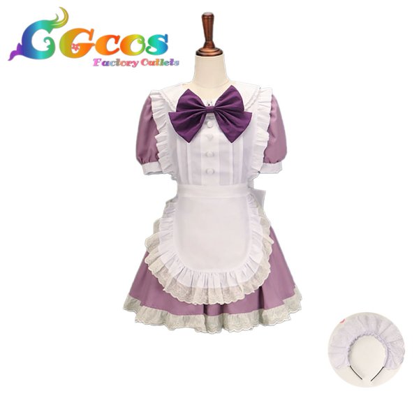 画像1: 魔法少女まどか☆マギカ　暁美ほむら　メイド服　コスプレ衣装 (1)