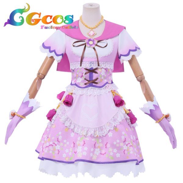 画像1: アイカツ!　星宮いちご　リラフェアリーコーデ　コスプレ衣装 (1)