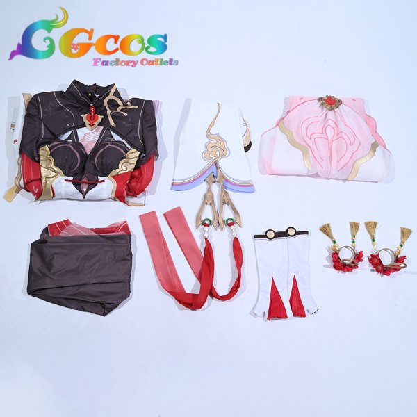 画像10: 崩壊3rd　テレサ　紅の芳香　コスプレ衣装 (10)