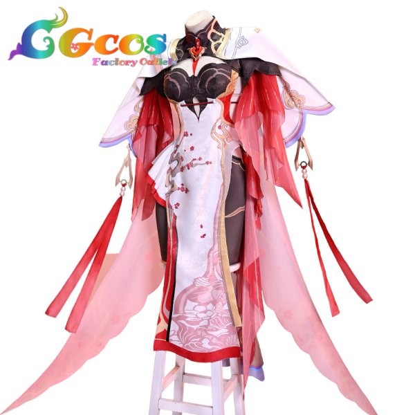 画像2: 崩壊3rd　テレサ　紅の芳香　コスプレ衣装 (2)