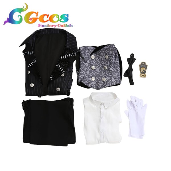 画像4: ツイステッドワンダーランド　イデア・シュラウド（Idia Shroud）　ナイトメアースーツ　コスプレ衣装 (4)