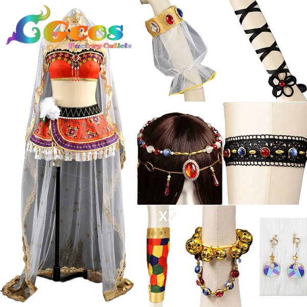 画像4: ラブライブ! School idol project　高坂穂乃果　踊り子編　みんなでがんばった！　コスプレ衣装 (4)