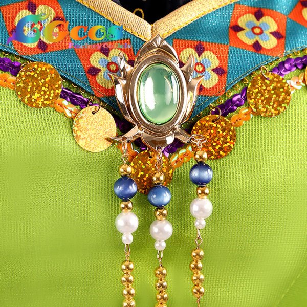 画像2: ラブライブ! School idol project　小泉花陽　踊り子編　コスプレ衣装 (2)