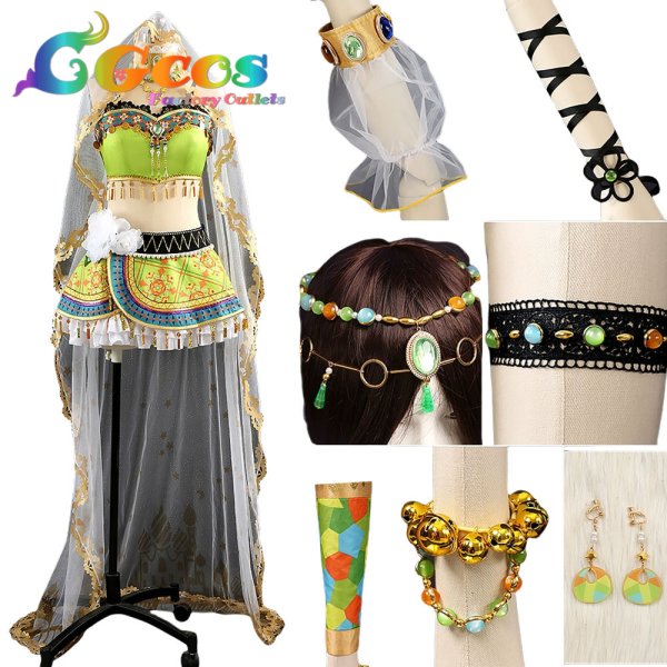 画像3: ラブライブ! School idol project　小泉花陽　踊り子編　コスプレ衣装 (3)