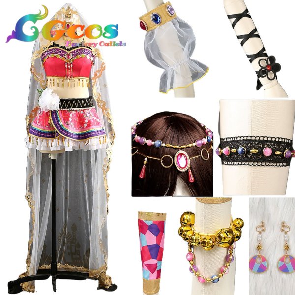 画像3: ラブライブ! School idol project　矢澤にこ　踊り子編　コスプレ衣装 (3)