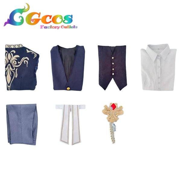 画像4: IdentityV 第五人格　弁護士(フレディ・ライリー)　正義の分銅　コスプレ衣装 (4)