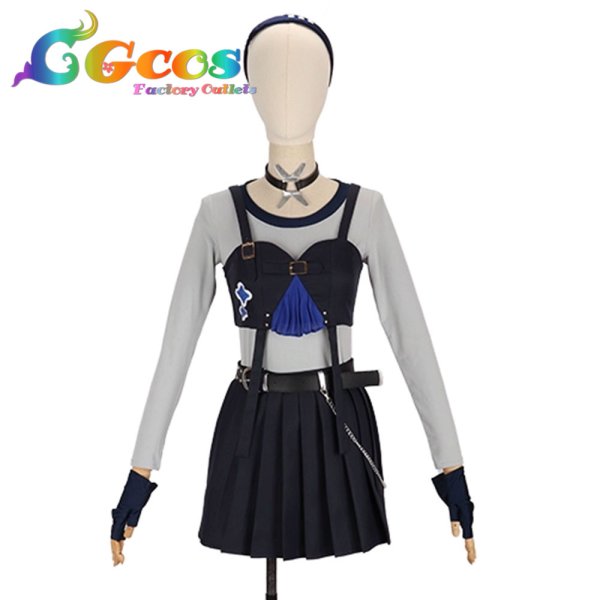 画像4: バーチャルYouTuber　VTuber　栞葉るり　ULTRA C　コスプレ衣装 (4)