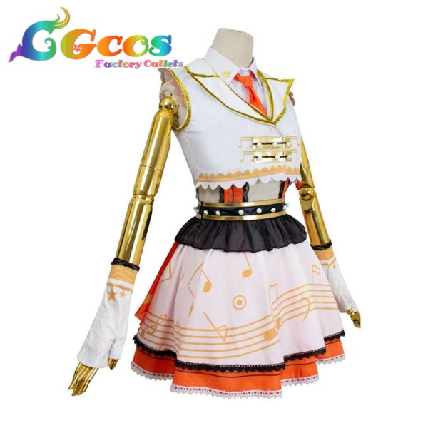 画像2: ラブライブ！サンシャイン!!　高海千歌　ハートに響かせて　コスプレ衣装 (2)