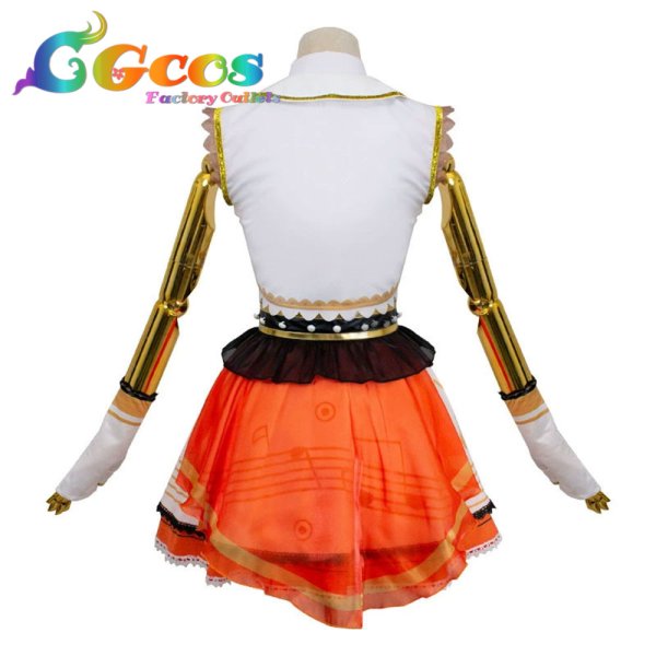 画像3: ラブライブ！サンシャイン!!　高海千歌　ハートに響かせて　コスプレ衣装 (3)