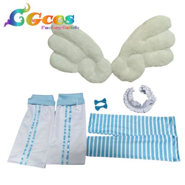 画像4: バーチャルYouTuber　VTuber　神楽めあ　天使　コスプレ衣装 (4)