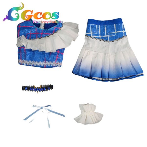 画像5: ラブライブ！サンシャイン!!　5周年記念　smile smile ship Start!　津島善子　小原鞠莉　渡辺曜　コスプレ衣装 (5)