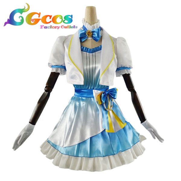 画像1: ラブライブ！サンシャイン!!　高海千歌　Aqours　9周年記念　コスプレ衣装 (1)