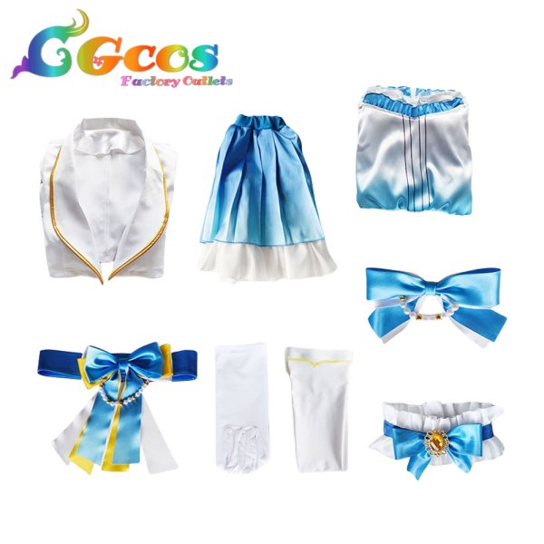 画像2: ラブライブ！サンシャイン!!　高海千歌　Aqours　9周年記念　コスプレ衣装 (2)