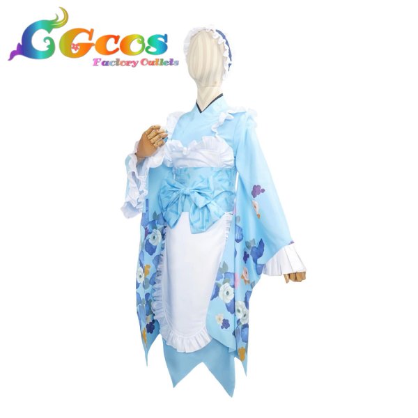 画像2: 2.5次元の誘惑　ノノア　和風メイド　コスプレ衣装 (2)