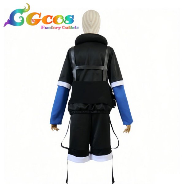 画像3: ブルーロック　蜂楽廻　サイバーパンク　コスプレ衣装 (3)