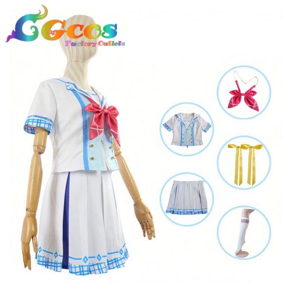 画像4: かけぬけ☆青春スパーキング！　遠野律　鹿島理々　コスプレ衣装 (4)