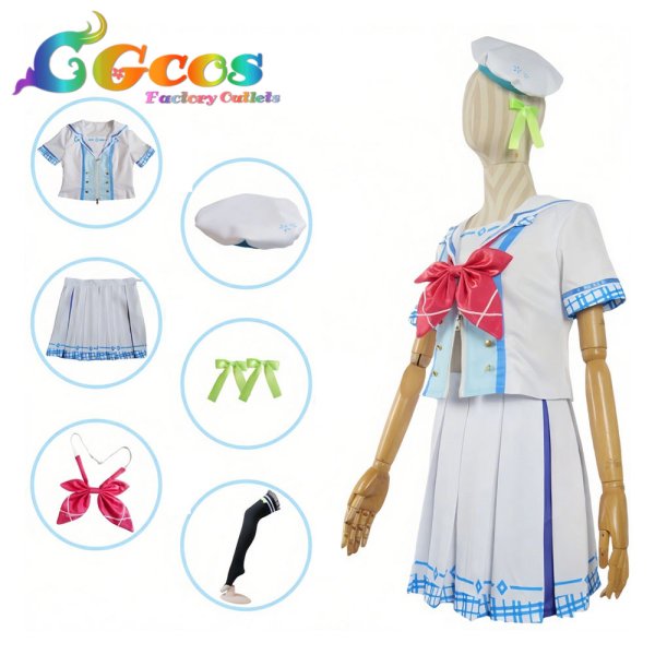 画像5: かけぬけ☆青春スパーキング！　遠野律　鹿島理々　コスプレ衣装 (5)