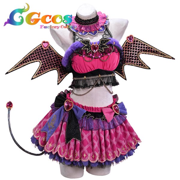 画像1: ラブライブ！サンシャイン!!　黒澤ルビィ　小悪魔編　覚醒後　コスプレ衣装 (1)