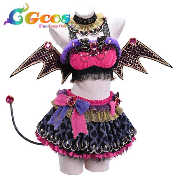 画像1: ラブライブ！サンシャイン!!　桜内梨子　小悪魔編　覚醒後　コスプレ衣装 (1)