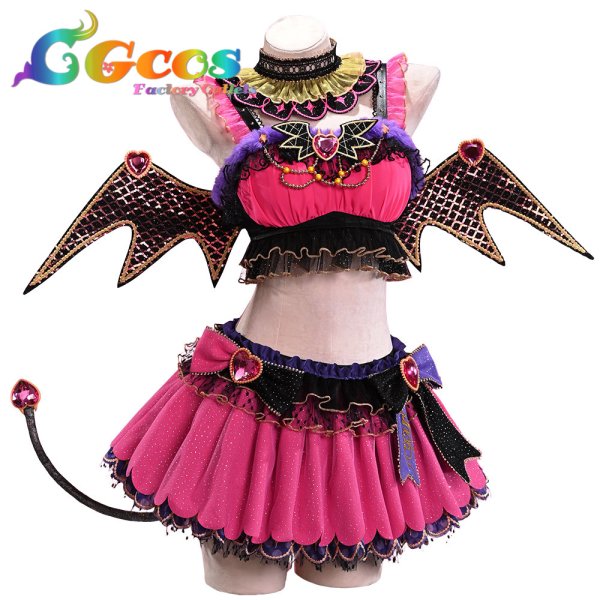画像1: ラブライブ！サンシャイン!!　国木田花丸　小悪魔編　覚醒後　コスプレ衣装 (1)
