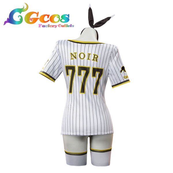 画像2: 勝利の女神：NIKKE　ノワール　野球　コスプレ衣装 (2)
