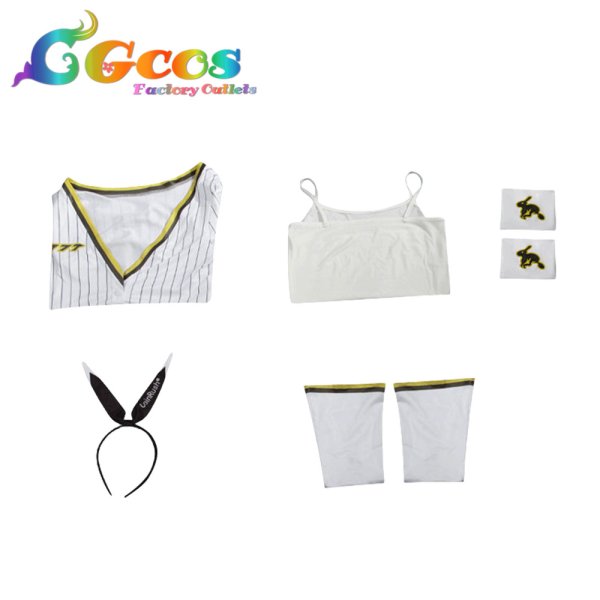 画像3: 勝利の女神：NIKKE　ノワール　野球　コスプレ衣装 (3)