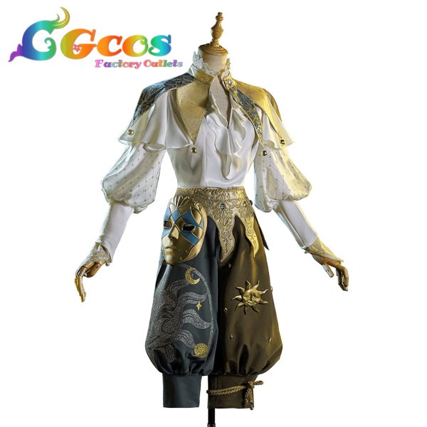画像1: IdentityV 第五人格　泣きピエロ(ジョーカー)　燃え尽きた太陽　コスプレ衣装 (1)