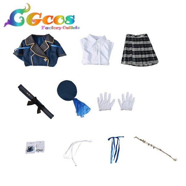 画像5: バーチャルYouTuber　VTuber　雨海ルカ　コスプレ衣装 (5)