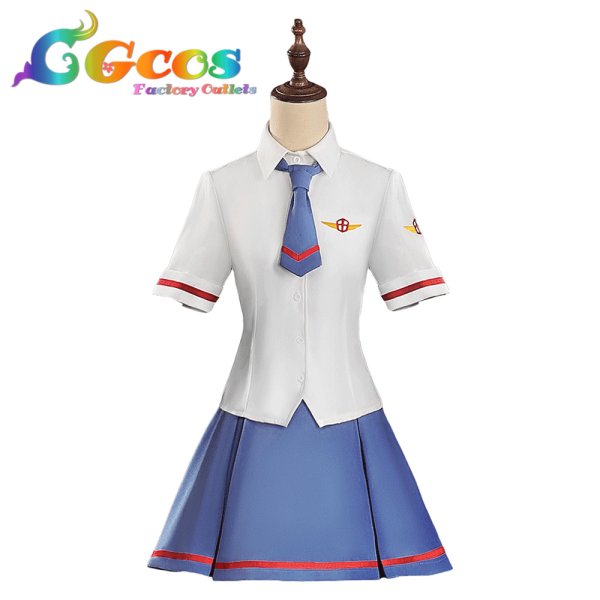 画像1: カードキャプターさくら　木之本桜　友枝中学校　夏制服　コスプレ衣装 (1)