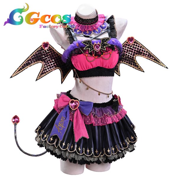 画像1: ラブライブ！サンシャイン!!　高海千歌　小悪魔編　覚醒後　コスプレ衣装 (1)