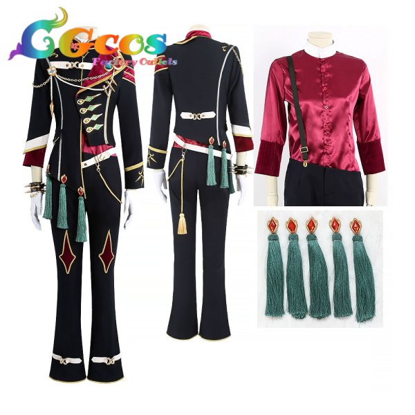 画像4: あんさんぶるスターズ！　Slither◆ウロボロスと地底の住処　七種茨　巴日和　漣ジュン　乱凪砂　コスプレ衣装 (4)