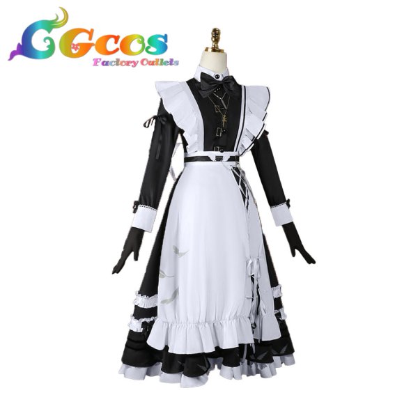 画像2: バーチャルYouTuber　VTuber　叶(かなえ)　メイド服　コスプレ衣装 (2)