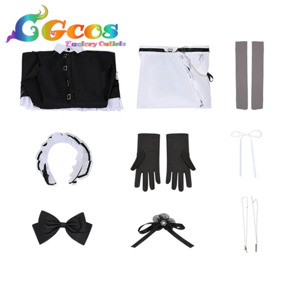 画像4: バーチャルYouTuber　VTuber　叶(かなえ)　メイド服　コスプレ衣装 (4)