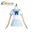 画像1: BanG Dream! It's MyGO!!!!!　要楽奈　花咲川女子学園中等部　夏制服　コスプレ衣装 (1)