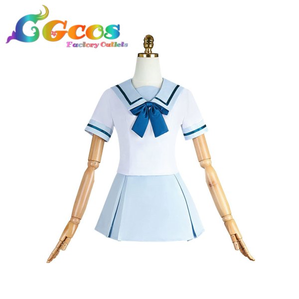 画像1: BanG Dream! It's MyGO!!!!!　要楽奈　花咲川女子学園中等部　夏制服　コスプレ衣装 (1)