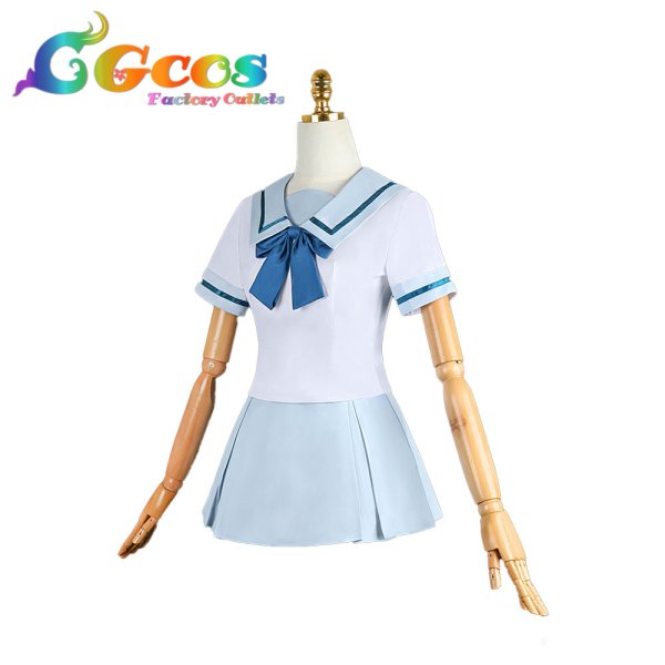 画像2: BanG Dream! It's MyGO!!!!!　要楽奈　花咲川女子学園中等部　夏制服　コスプレ衣装 (2)