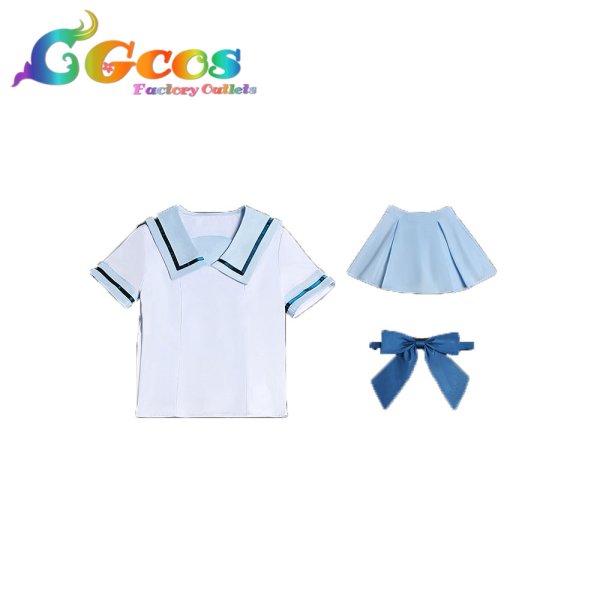 画像4: BanG Dream! It's MyGO!!!!!　要楽奈　花咲川女子学園中等部　夏制服　コスプレ衣装 (4)